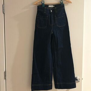 & other stories wide leg denim